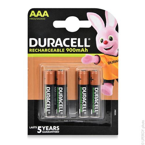 Accus Nimh Blister X4 AAA DURACELL ULTRA 1 2V 900mAh Pile