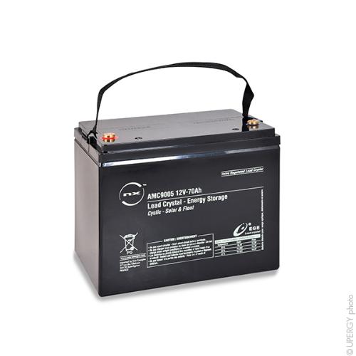 Batterie lead crystal 6-CNFJ-70 12V 70Ah M6-F photo du produit 1 L
