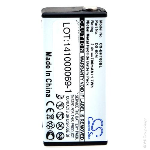 Batterie lecteur codes barres 2.4V 700mAh photo du produit 1 L