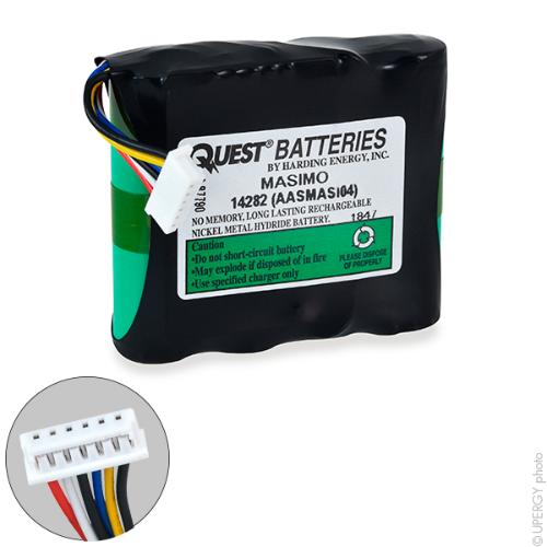 Batterie médicale rechargeable Masimo 4.8V 1.7Ah photo du produit 1 L