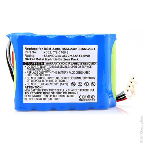 Batterie médicale rechargeable 12V 3800mAh photo du produit 1 L