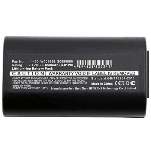Batterie lecteur codes barres 7.4V 650mAh photo du produit 3 L