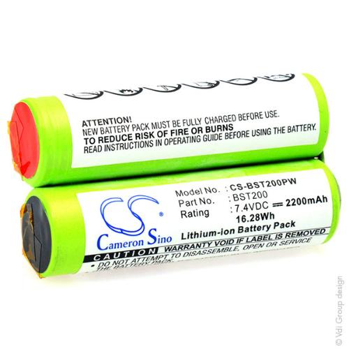 Batterie outillage électroportatif compatible Bosch 7.4V 2.2Ah photo du produit 3 L