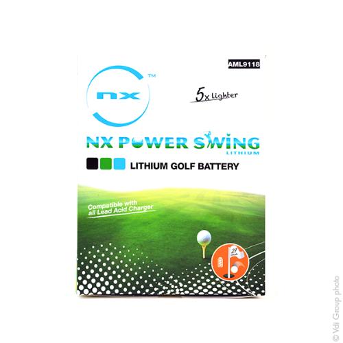 Batterie Lithium Fer Phosphate Golf NX Power Swing 12V 16Ah photo du produit 5 L