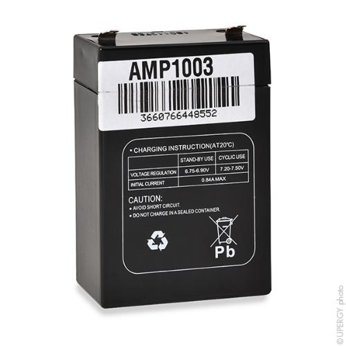 Batterie plomb AGM MP2.8-6P 6V 2.8Ah F4.8 photo du produit 1 L