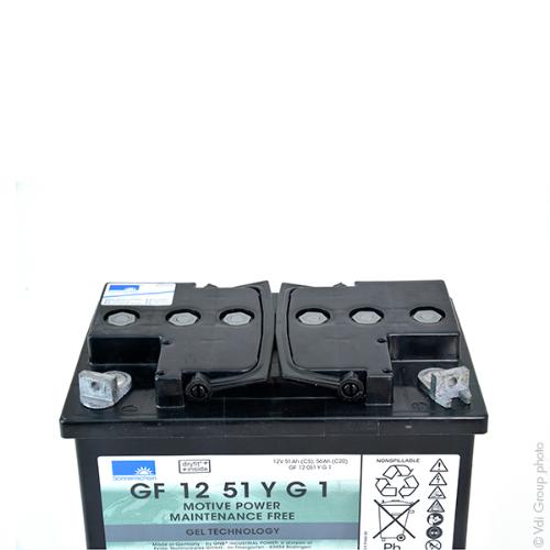 Batterie traction SONNENSCHEIN GF1251Y G1 12V 56Ah M6-M photo du produit 3 L