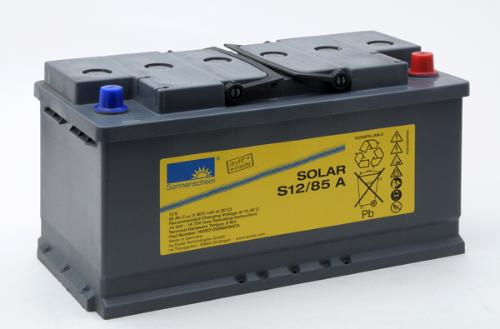 Batterie plomb etanche gel Solar S12/85A 12V 85Ah Auto photo du produit 1 L