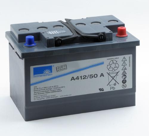 Batterie plomb etanche gel A412/50A 12V 50Ah Auto photo du produit 1 L