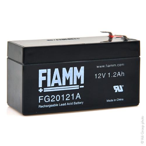 Batterie plomb AGM FIAMM FG20121A 12V 1.2Ah F4.8 photo du produit 1 L