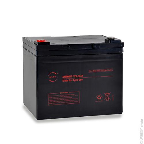 Batterie plomb AGM NX 33-12 Cyclic 12V 33Ah M6-F photo du produit 1 L