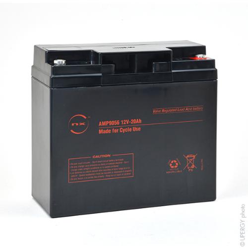 Batterie plomb AGM NX 20-12 Cyclic 12V 20Ah M5-F photo du produit 1 L
