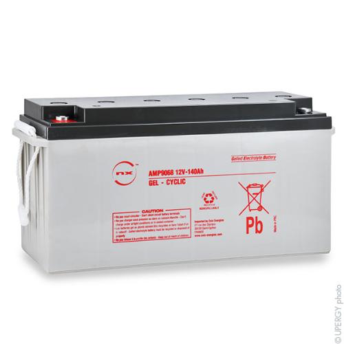 Batterie plomb etanche gel NX 140-12 Cyclic 12V 140Ah M8-F photo du produit 1 L