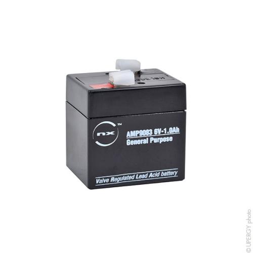 Batterie plomb AGM NX 1.0-6 General Purpose 6V 1Ah F4.8 photo du produit 2 L