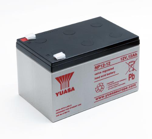 Batterie plomb AGM YUASA NP12-12 12V 12Ah F6.35 photo du produit 3 L