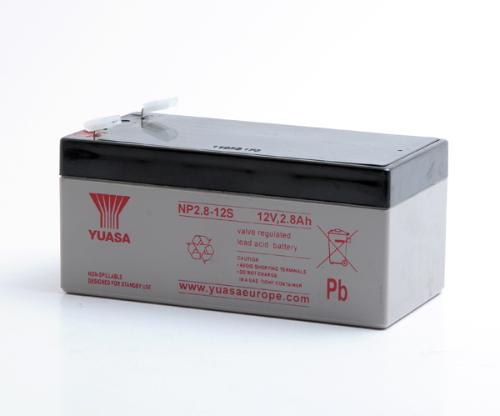 Batterie plomb AGM YUASA NP2.8-12 12V 2.8Ah F4.8 photo du produit 3 L