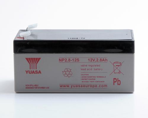 Batterie plomb AGM YUASA NP2.8-12 12V 2.8Ah F4.8 photo du produit 4 L