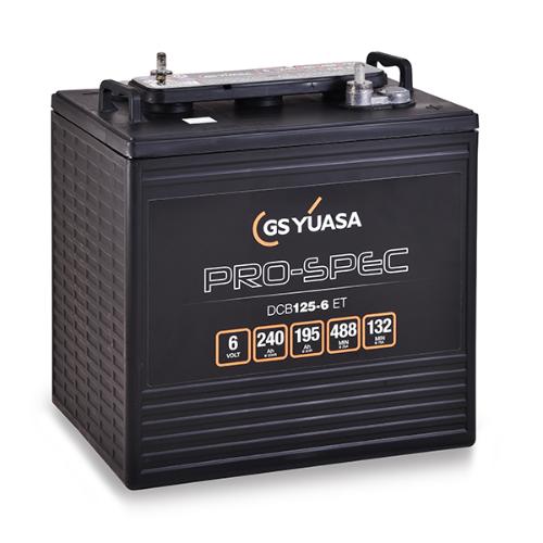 Batterie traction YUASA PRO-SPEC DCB125-6 6V 240Ah M8-V photo du produit 1 L