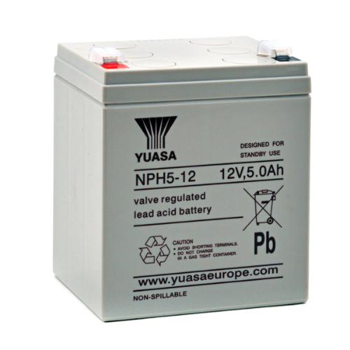 Batterie onduleur (UPS) YUASA NPH5-12 12V 5Ah F6.35 photo du produit 1 L