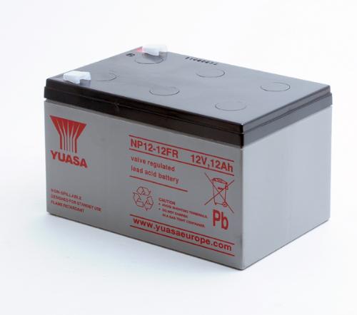 Batterie plomb AGM YUASA NP12-12FR 12V 12Ah F6.35 photo du produit 3 L