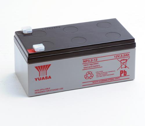Batterie plomb AGM YUASA NP3.2-12 12V 3.2Ah F4.8 photo du produit 2 L