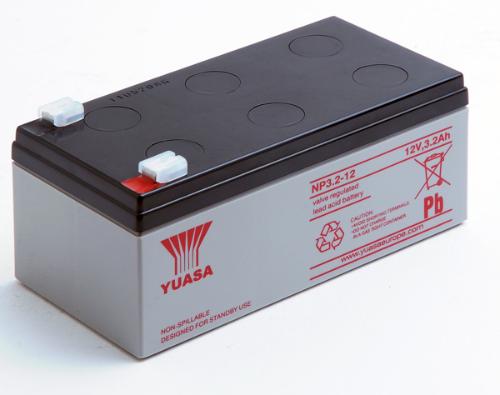 Batterie plomb AGM YUASA NP3.2-12 12V 3.2Ah F4.8 photo du produit 4 L