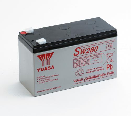 Batterie onduleur (UPS) YUASA SW280 12V 7.6Ah F6.35 photo du produit 2 L