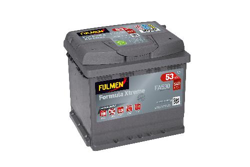 Batterie voiture FULMEN Formula Xtreme FA530 12V 53Ah 540A photo du produit 1 L