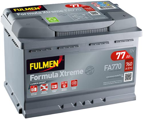 Batterie voiture FULMEN Formula Xtreme FA770 12V 77Ah 760A photo du produit 1 L
