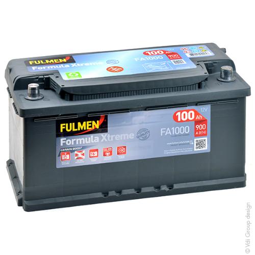 Batterie voiture FULMEN Formula Xtreme FA1000 12V 100Ah 900A photo du produit 1 L