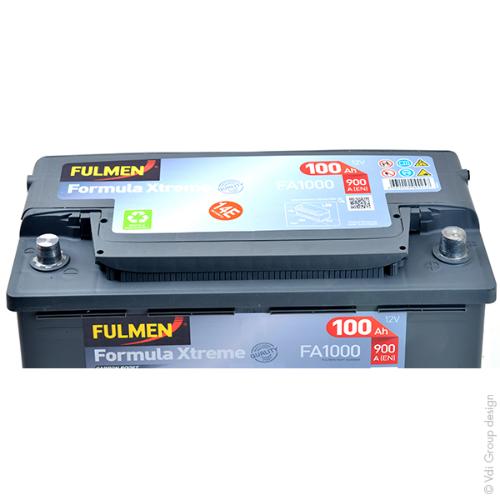 Batterie voiture FULMEN Formula Xtreme FA1000 12V 100Ah 900A photo du produit 2 L