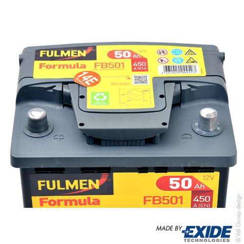 Batterie voiture FULMEN Formula FB501 12V 50Ah 450A photo du produit 2 L
