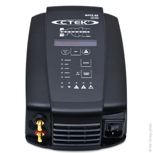 Chargeur plomb CTEK MXTS 40 EU 12V/40A ou 24V/20A 230V (Intelligent) photo du produit 6 L
