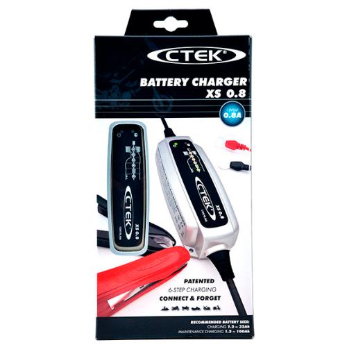 Chargeur de batterie intelligent CTEK XS 0.8 - Équipement moto