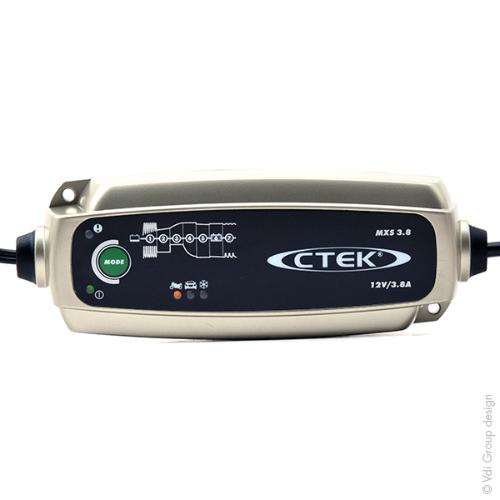 Chargeur plomb CTEK MXS 3.8 12V/3.8A 230V (Intelligent) photo du produit 1 L