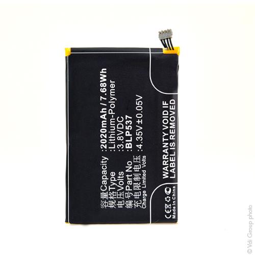 Batterie téléphone portable pour Oppo 3.8V 2020mAh photo du produit 1 L