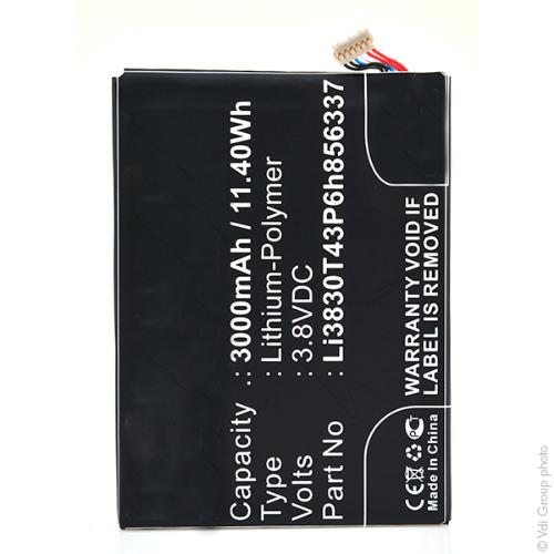 Batterie téléphone portable pour BlackBerry 3.8V 3000mAh photo du produit 1 L