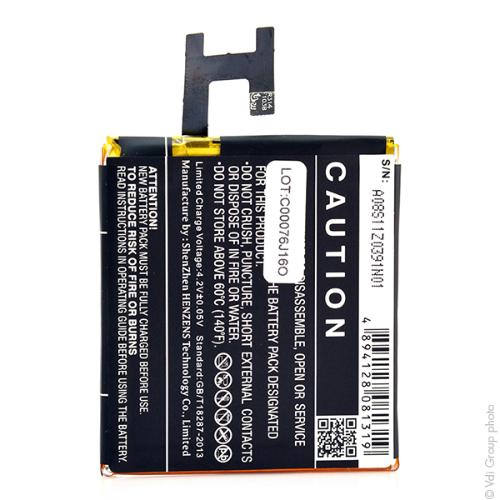 Batterie téléphone portable pour Sony Ericsson 3.7V 2300mAh photo du produit 2 L