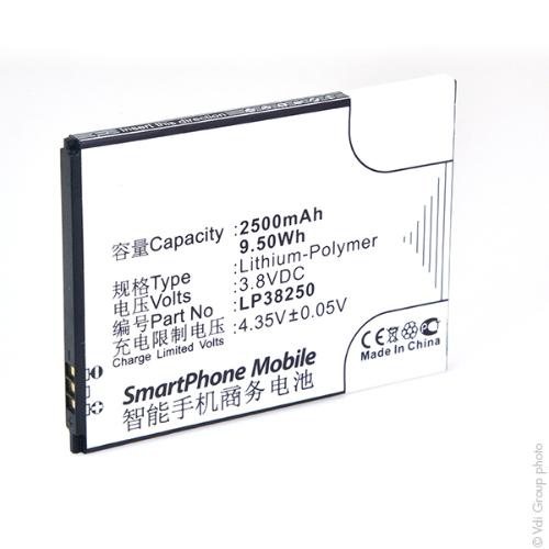Batterie téléphone portable pour Hisense 3.8V 2500mAh photo du produit 3 L