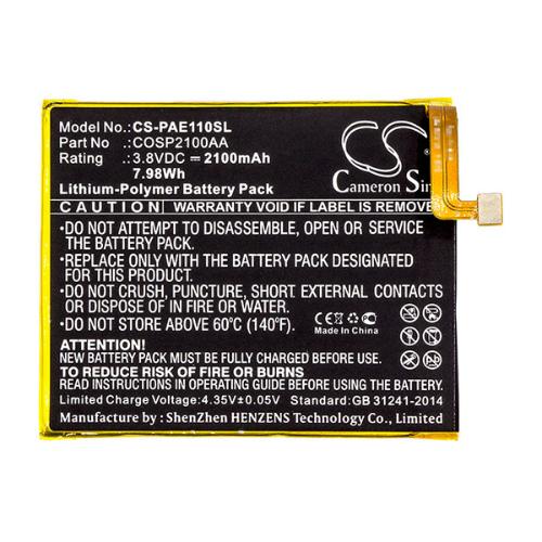Batterie téléphone portable pour Panasonic 3.8V 2100mAh photo du produit 1 L