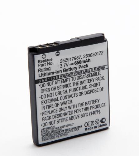 Batterie téléphone portable pour Sagem 3.7V 650mAh photo du produit 3 L
