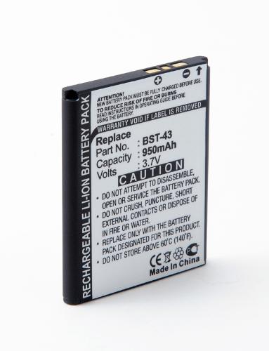 Batterie téléphone portable pour Sony Ericsson 3.7V 950mAh photo du produit 1 L
