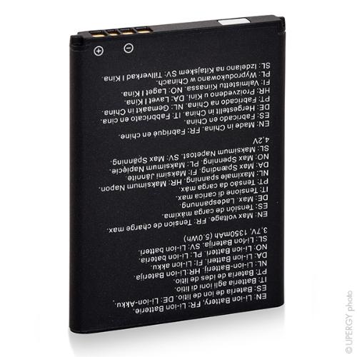 Batterie téléphone portable pour Crosscall 3.7V 1300mAh photo du produit 1 L
