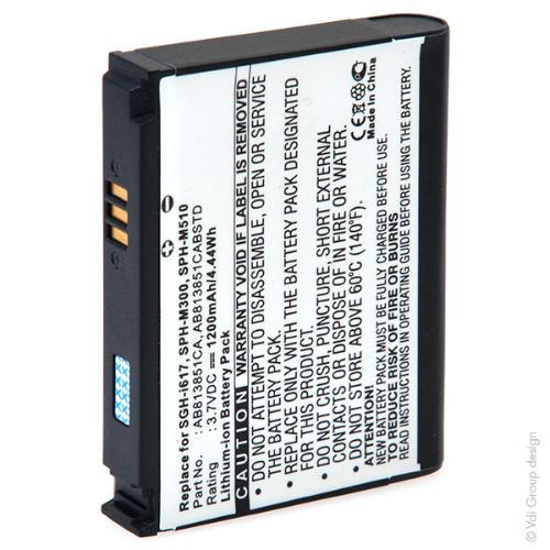 Batterie téléphone portable pour Samsung 3.7V 1200mAh photo du produit 2 L