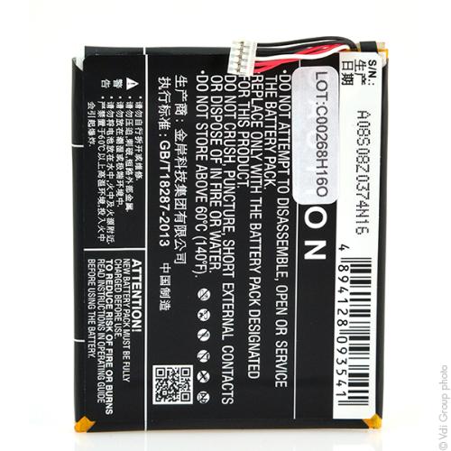 Batterie téléphone portable pour Acer 3.7V 1800mAh product photo 2 L