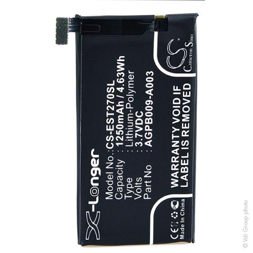 Batterie téléphone portable pour Sony 3.7V 1250mAh photo du produit 1 L