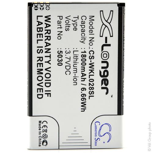 Batterie téléphone portable pour Wiko Lenny 2 / Lenny 3.7V 1800mAh photo du produit 1 L