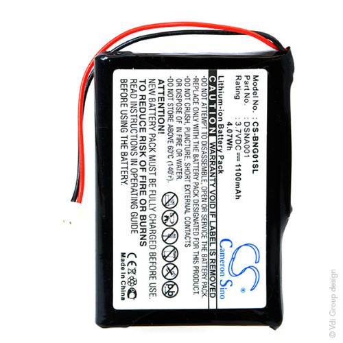 Batterie GPS 3.7V 1100mAh photo du produit 1 L