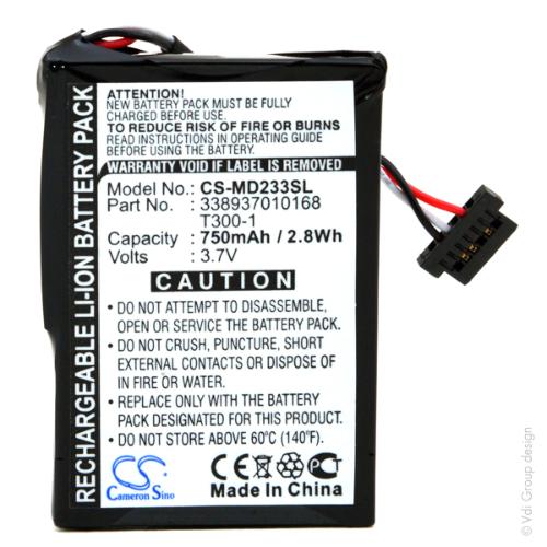 Batterie GPS 3.7V 750mAh photo du produit 1 L