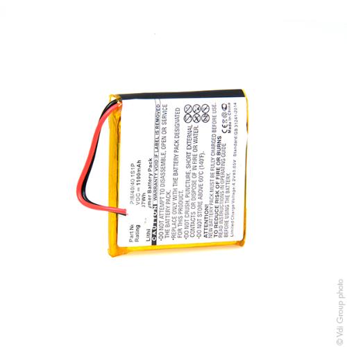 Batterie GPS 3.7V 1100mAh photo du produit 3 L