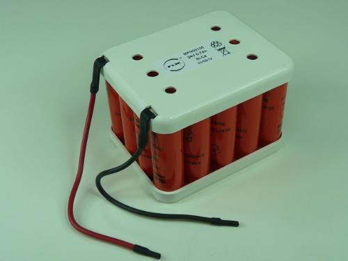 Batterie Nicd 20x AA 20S1P ST2 24V 0.7Ah Fil photo du produit 1 L